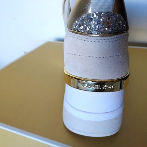 NWB MK Lolly Trainer Glitter Chain Mesh - Picture 3 of 4